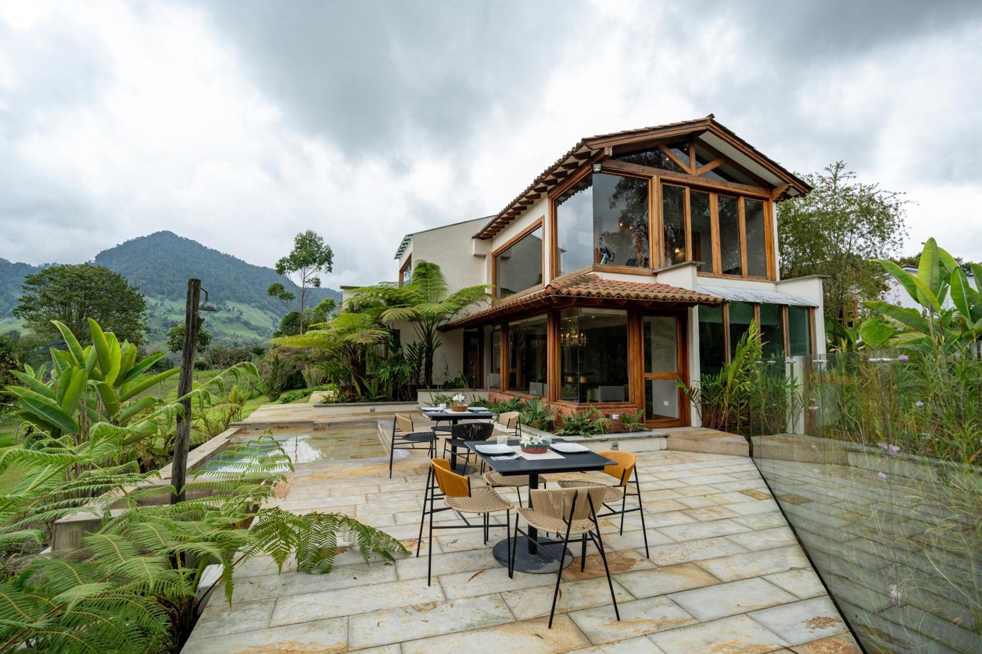 Termales El Otono Hotel La Enea Kültér fotó The restaurant